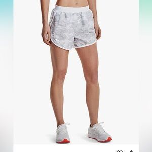 NWOT Under Armour Camouflage Fly by 2.0 HeatGear Running Shorts